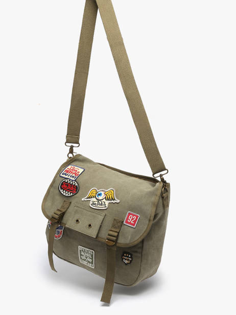 Messenger Tas Holdup Von dutch Groen bags HOLDUP ander zicht 1